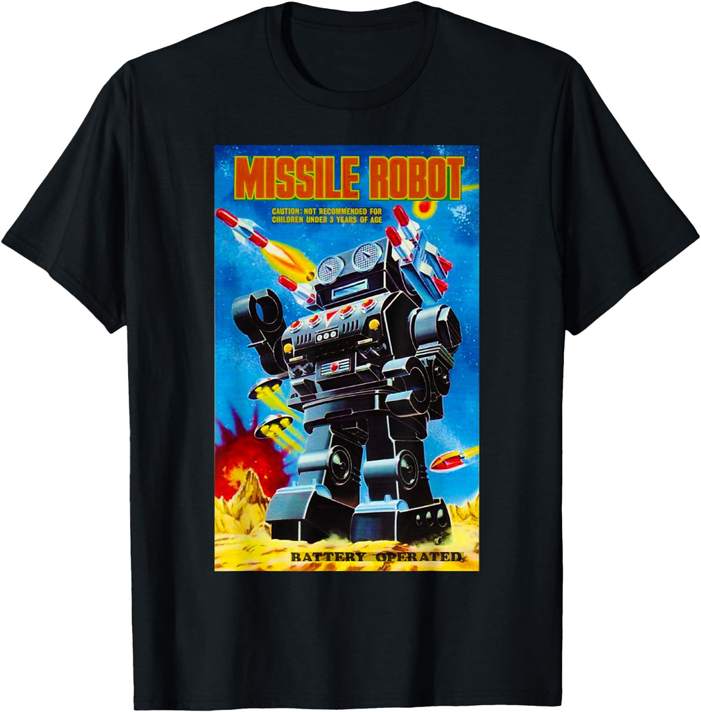 Exclusive Graphics Missile Robot Old T-Shirt - Graphic Print Men Women - T-Shirt, Sweatshirt, Hoodie