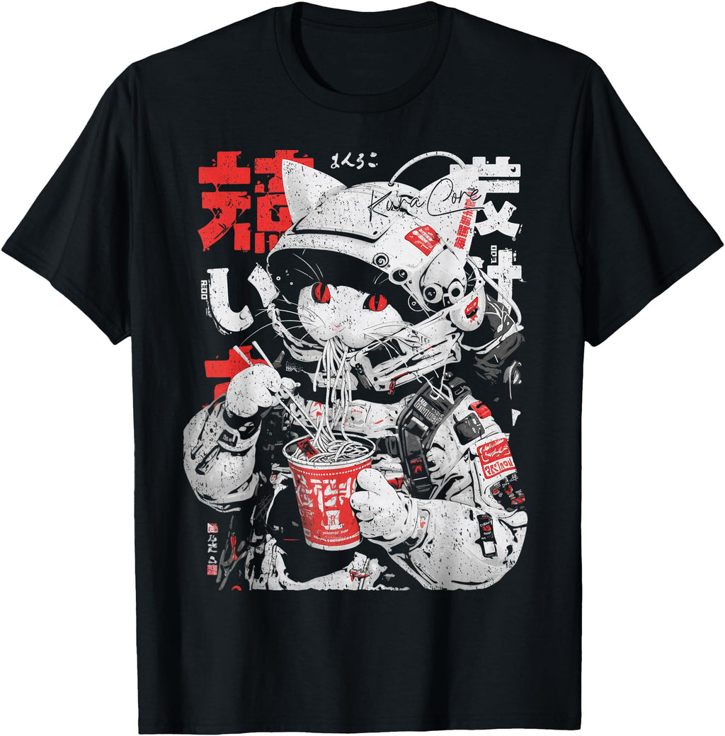 Japanese Streetwear Cyberpunk Y2K Techwear T-Shirt - Trendy Graphic Unisex - T-Shirt, Sweatshirt, Hoodie