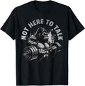 Exclusive Gorilla Gym Not Here To Hoodie - Casual Everyday Wear for Adults - T-Shirt, Sweatshirt, Hoodie