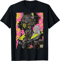 Japan Streetwear Afro Cyberpunk Sweatshirt - Fun Novelty Design Men Women - T-Shirt, Sweatshirt, Hoodie