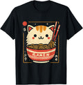 Ramen Cat Kawaii Neko Japanese Sweatshirt - Unique Graphic for Adults - T-Shirt, Sweatshirt, Hoodie