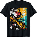 Handcrafted Japan Streetwear Cyberpunk Hoodie - Custom Art Print Men Women - T-Shirt, Sweatshirt, Hoodie