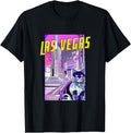 Original Las Vegas Cat Anime Cityscape T-Shirt - Graphic Print for Adults - T-Shirt, Sweatshirt, Hoodie