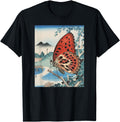 Exclusive Butterfly Japanese Art T-Shirt - Minimalist Print Men Women - T-Shirt, Sweatshirt, Hoodie