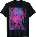 Original Goth Grunge Waifu Demon Anime Hoodie - Custom Art Print Unisex - T-Shirt, Sweatshirt, Hoodie