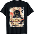 Authentic Ramen Noodles Cat Japan Y2K Hoodie - Aesthetic Graphic Unisex - T-Shirt, Sweatshirt, Hoodie