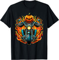 Exclusive Pumpkin Biker Riding Sweatshirt - Minimalist Print Unisex - T-Shirt, Sweatshirt, Hoodie