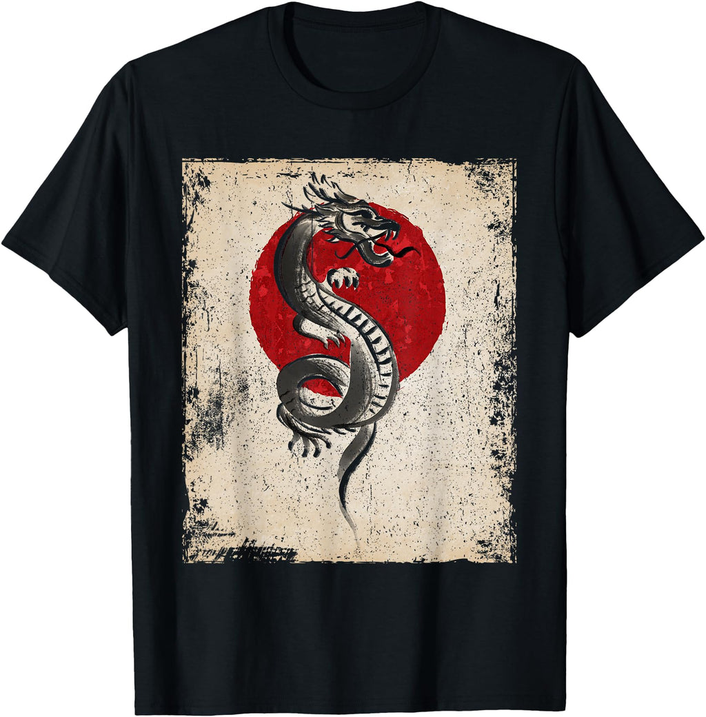 Authentic Japan Dragon Artwork Sweatshirt - Casual Everyday Wear Unisex - T-Shirt, Sweatshirt, Hoodie