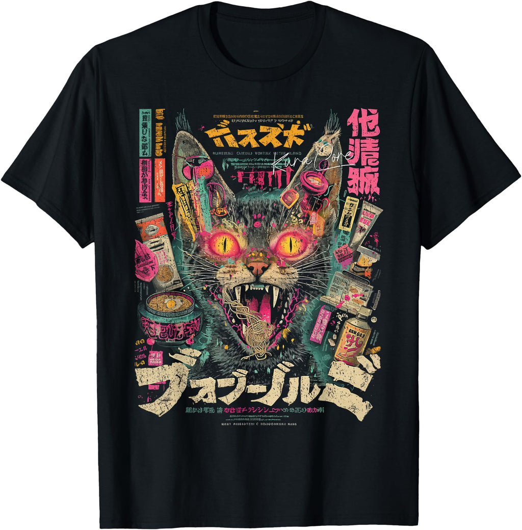 Japanese Streetwear Cyberpunk Y2K T-Shirt - Graphic Print Men Women - T-Shirt, Sweatshirt, Hoodie