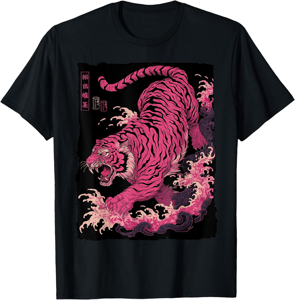 Authentic Japanese Tiger Tattoo Hoodie - Casual Everyday Wear for Adults - T-Shirt, Sweatshirt, Hoodie