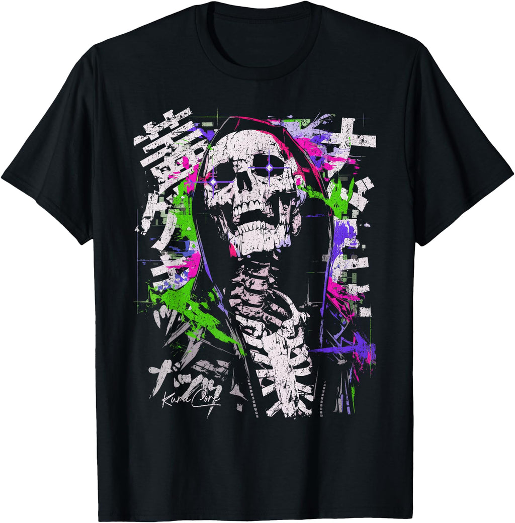 Handcrafted Japanese Streetwear Cyberpunk T-Shirt - Trendy Graphic Unisex - T-Shirt, Sweatshirt, Hoodie