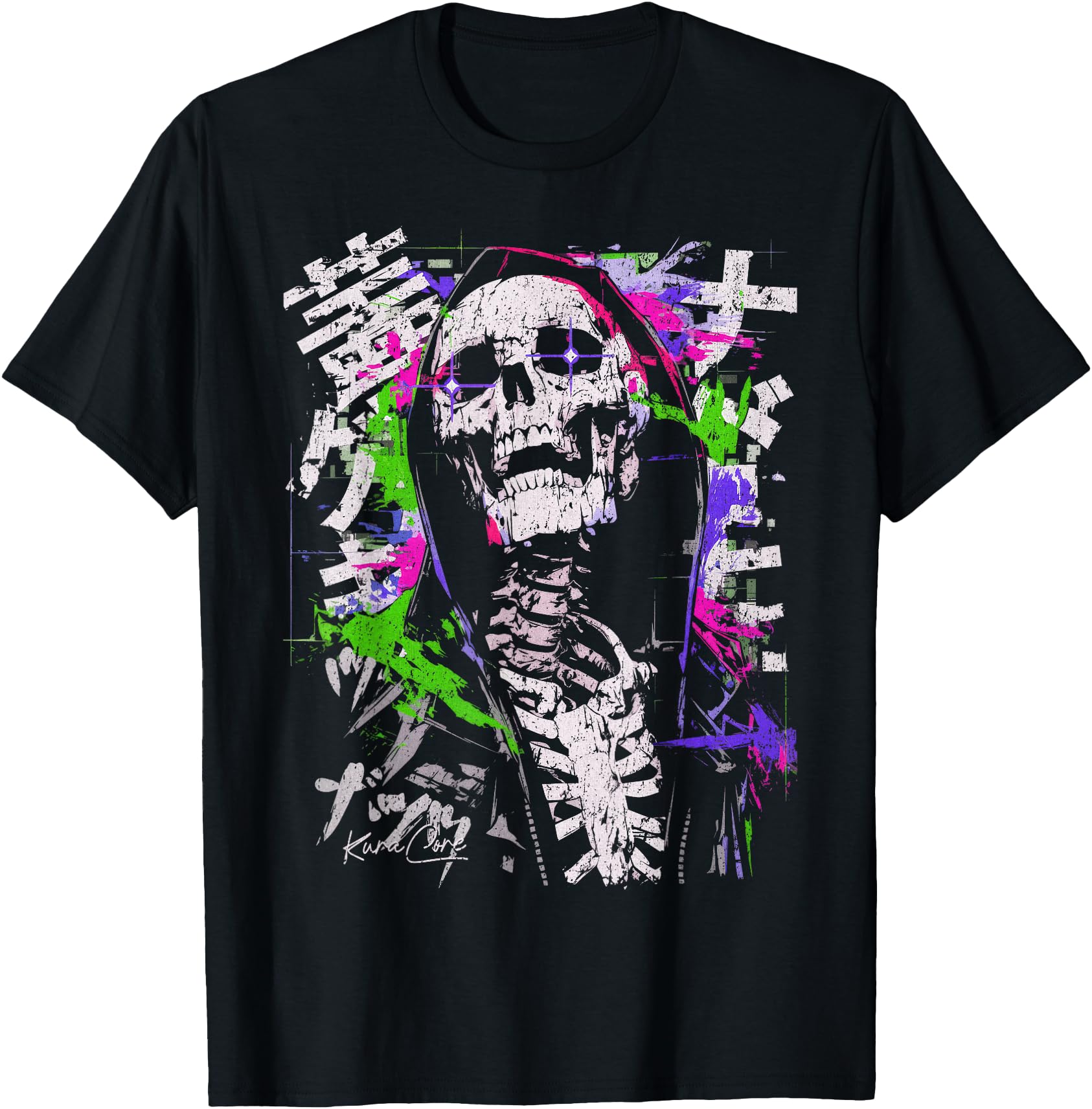 Handcrafted Japanese Streetwear Cyberpunk T-Shirt - Trendy Graphic Unisex - T-Shirt, Sweatshirt, Hoodie