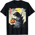 Japanese Monster Pumpkin Spooky Fall T-Shirt - Fun Novelty Design Unisex - T-Shirt, Sweatshirt, Hoodie