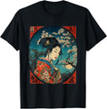 Authentic Geisha Cherry Blossom Hoodie - Casual Everyday Wear Men Women - T-Shirt, Sweatshirt, Hoodie