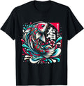 Handcrafted Koi Carp Japanese Fish Hoodie - Fun Novelty Design Men Women - T-Shirt, Sweatshirt, Hoodie