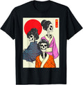 Exclusive Vapor95 Geisha Skeletons Sweatshirt - Graphic Print Unisex - T-Shirt, Sweatshirt, Hoodie