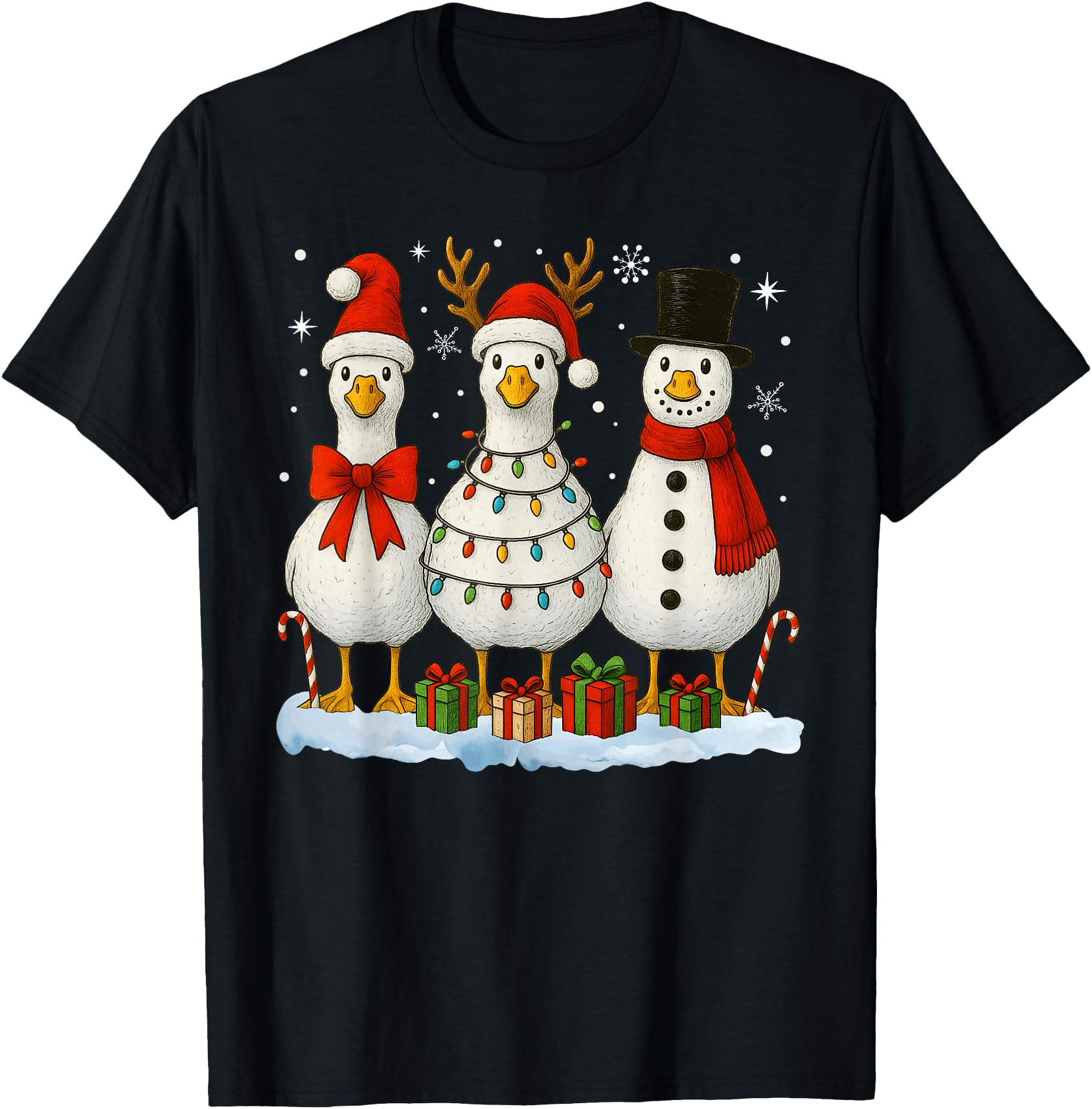 Authentic Silly Goose Merry Sweatshirt - Fun Novelty Design Men Women - T-Shirt, Sweatshirt, Hoodie