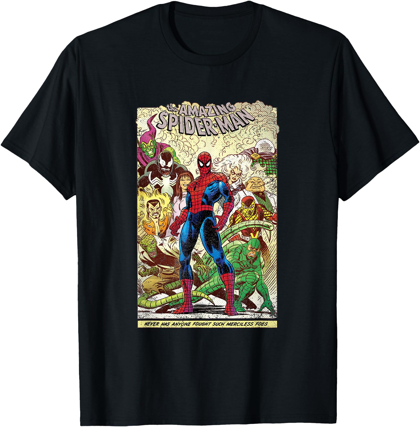 Handcrafted Marvel Amazing Spider Comic T-Shirt - Custom Art Print Unisex - T-Shirt, Sweatshirt, Hoodie