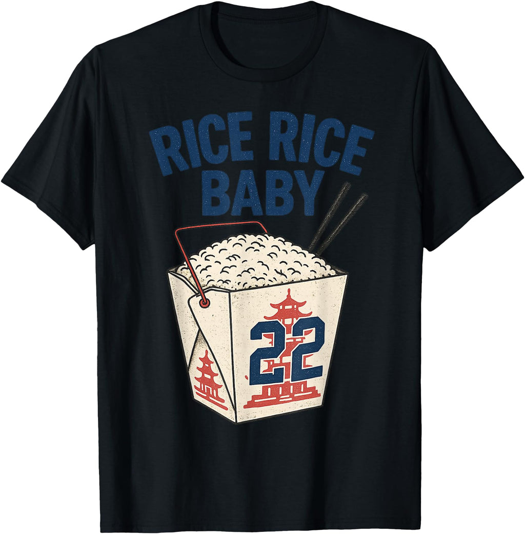 Authentic Benn Rice Nyy 22 T-Shirt - Casual Everyday Wear for Adults - T-Shirt, Sweatshirt, Hoodie