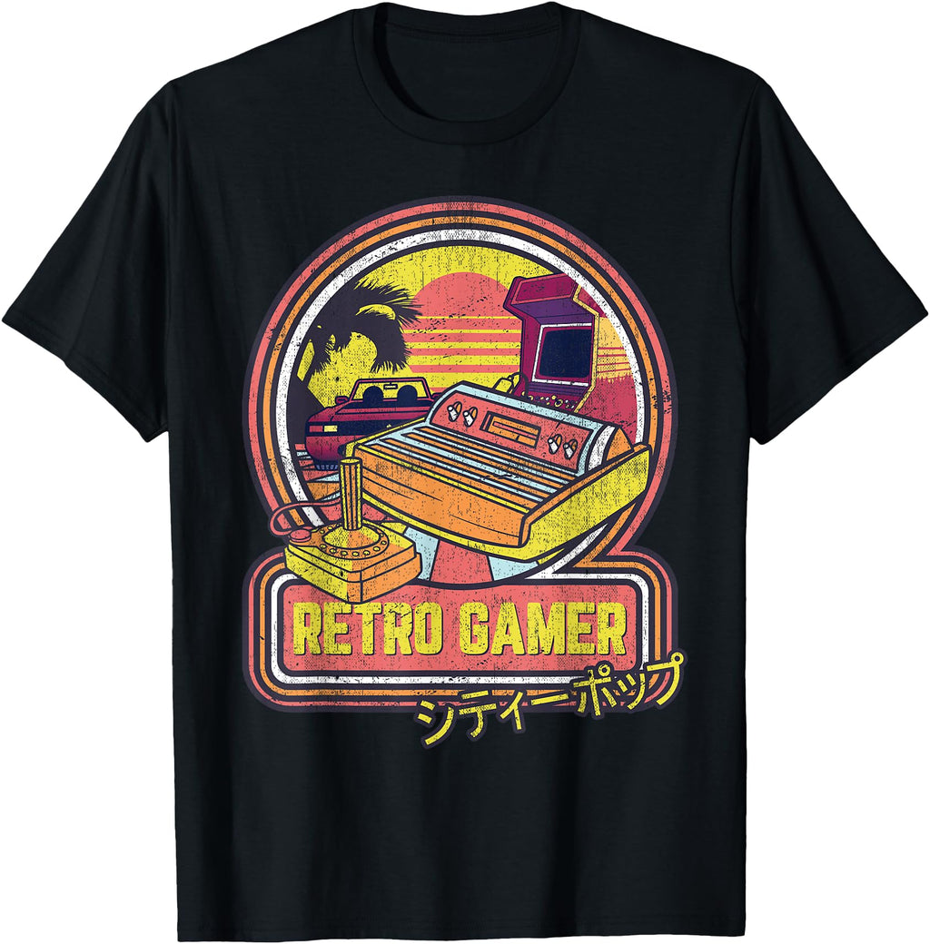 Authentic Gamer 80S 90S Japanese T-Shirt - Custom Art Print Men Women - T-Shirt, Sweatshirt, Hoodie