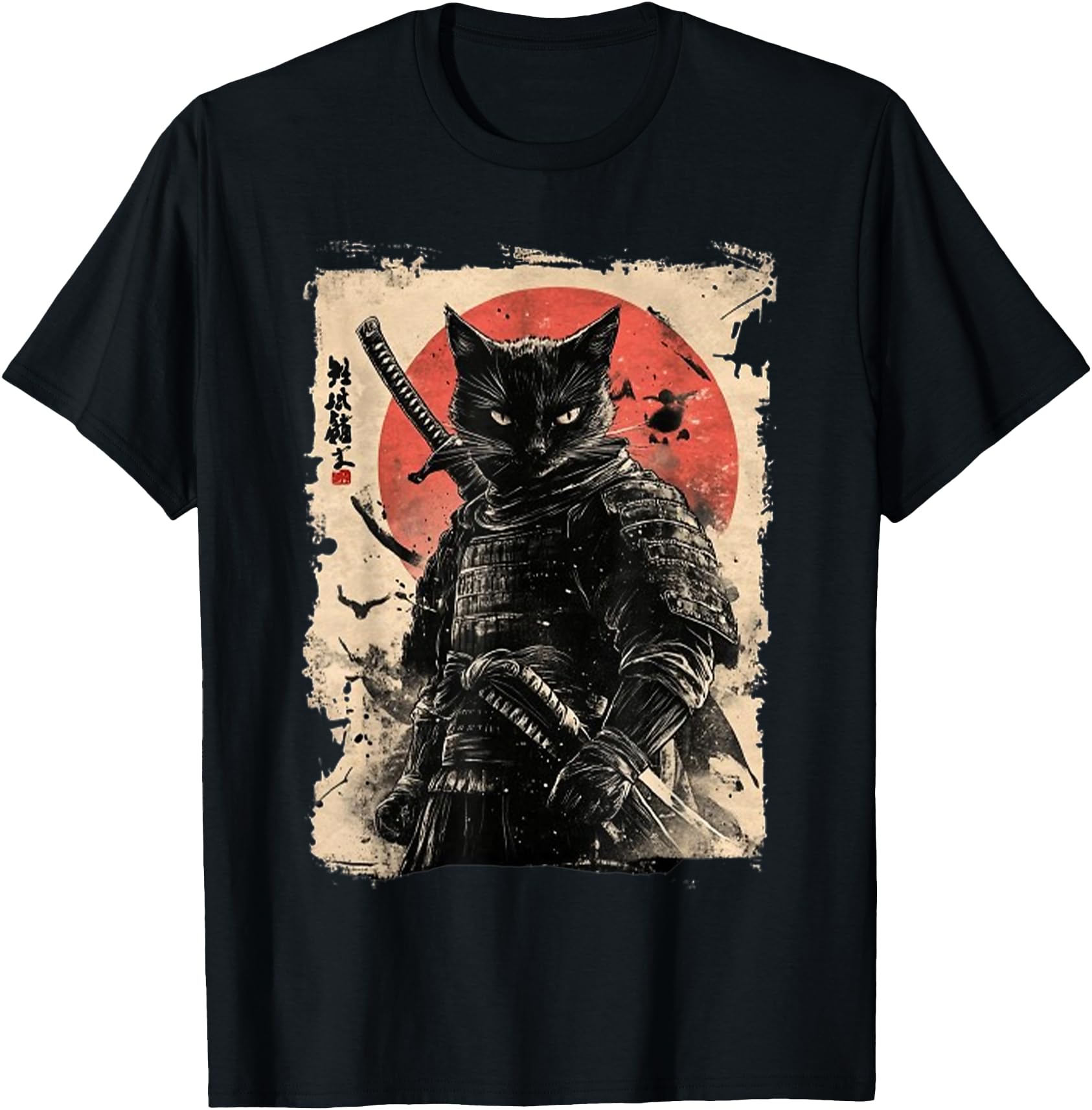 Authentic Japanese Art Anime Samurai T-Shirt - Custom Art Print for Adults - T-Shirt, Sweatshirt, Hoodie