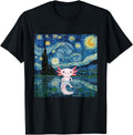 Exclusive Adorable Axolotl Kawaii Van T-Shirt - Custom Art Print Men Women - T-Shirt, Sweatshirt, Hoodie