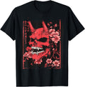 Exclusive Demon Face Skull Japanese T-Shirt - Fun Novelty Design Men Women - T-Shirt, Sweatshirt, Hoodie