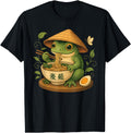 Original Frog Eating Ramen Kawaii Hoodie - Novelty Apparel Men Women - T-Shirt, Sweatshirt, Hoodie