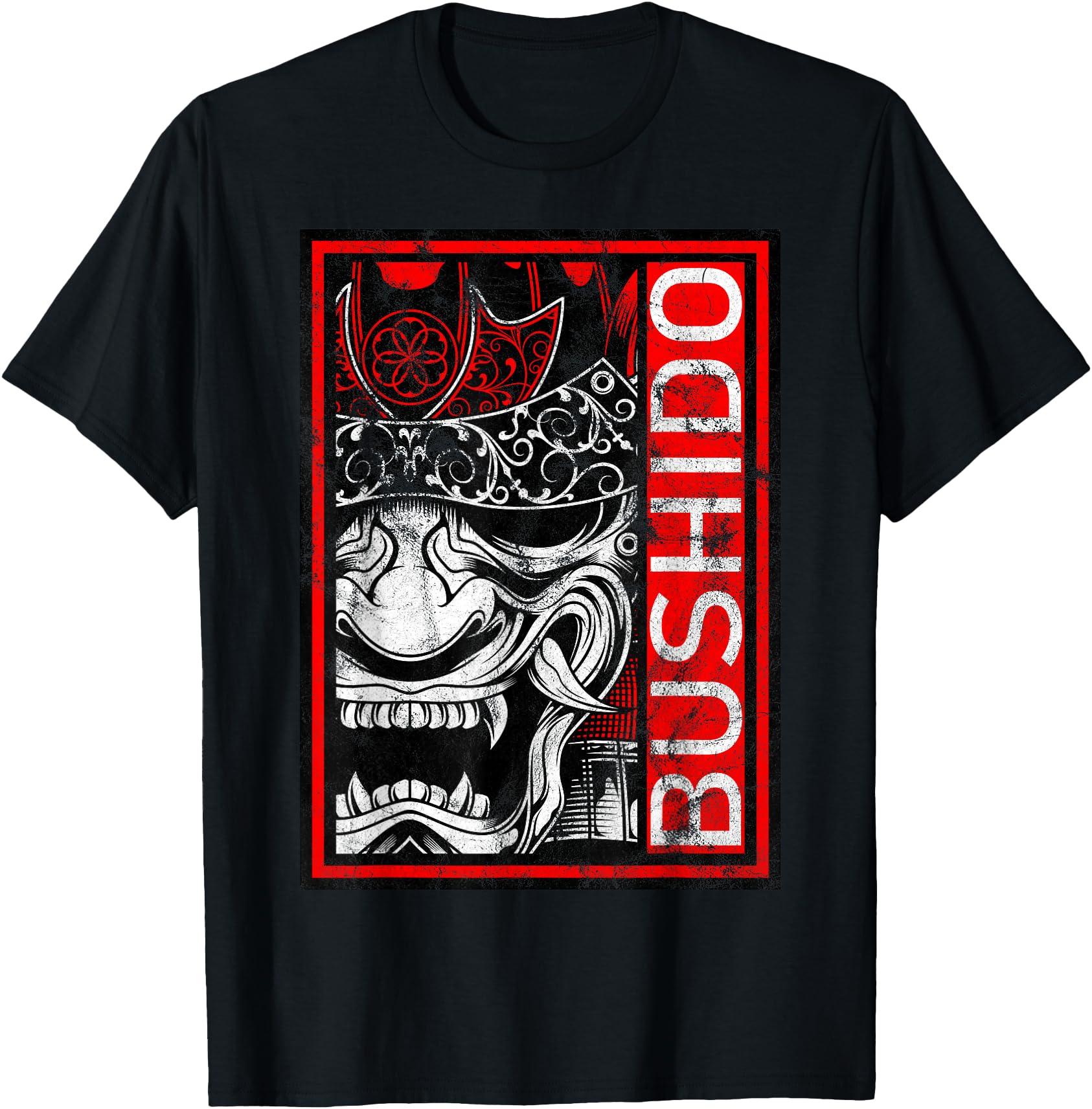 Authentic Japanese Samurai Bushido T-Shirt - Aesthetic Graphic Men Women - T-Shirt, Sweatshirt, Hoodie