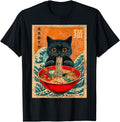Exclusive Cat Ramen Japanese Anime T-Shirt - Aesthetic Graphic Men Women - T-Shirt, Sweatshirt, Hoodie