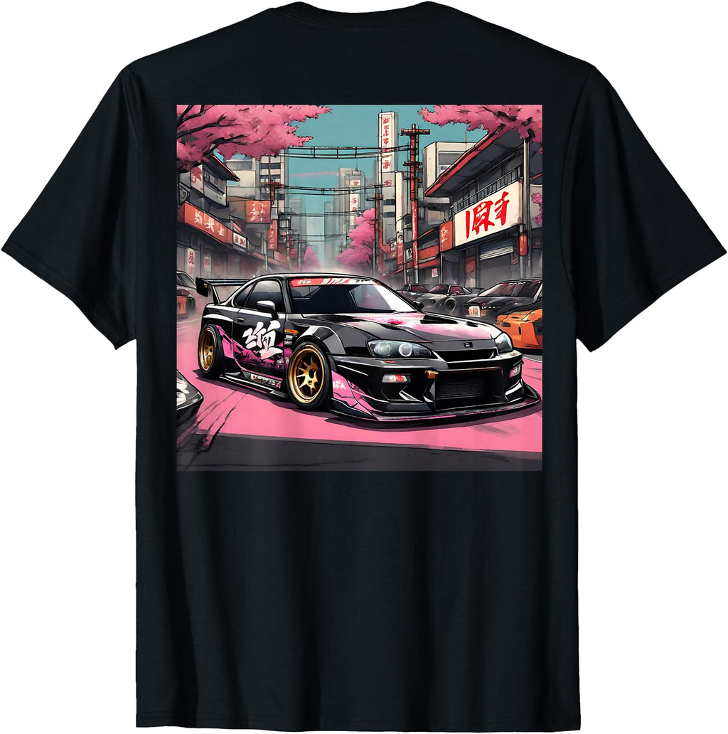 Original Jdm Tokyo Skyline Japanese Race T-Shirt - Graphic Print Unisex - T-Shirt, Sweatshirt, Hoodie