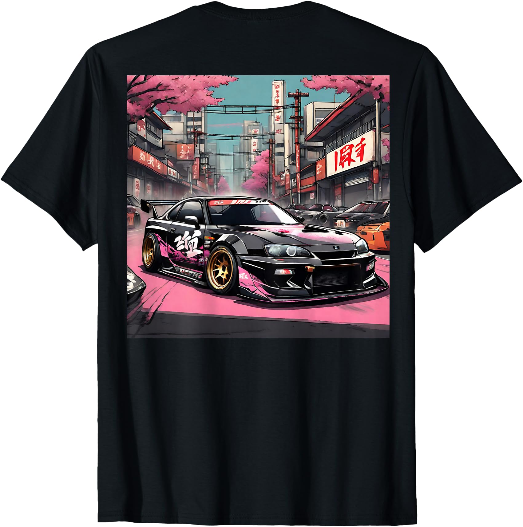 Original Jdm Tokyo Skyline Japanese Race T-Shirt - Graphic Print Unisex - T-Shirt, Sweatshirt, Hoodie