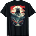 Exclusive Japanese Walking Woodblock T-Shirt - Aesthetic Graphic Unisex - T-Shirt, Sweatshirt, Hoodie