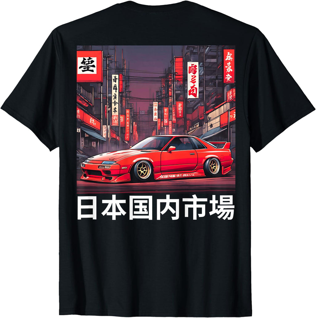 Jdm Race Car Tokyo Street Japanese T-Shirt - Unique Graphic Men Women - T-Shirt, Sweatshirt, Hoodie