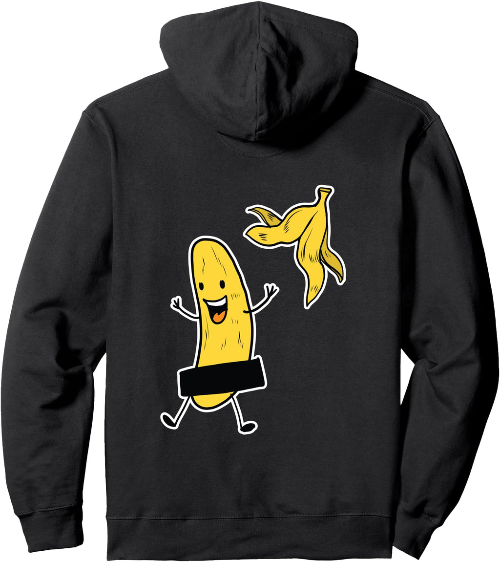 Handcrafted Banana Striptease Cartoon T-Shirt - Unique Graphic Unisex - T-Shirt, Sweatshirt, Hoodie