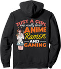 Just Who Really Loves Anime Ramen And T-Shirt - Novelty Apparel for Adults - T-Shirt, Sweatshirt, Hoodie