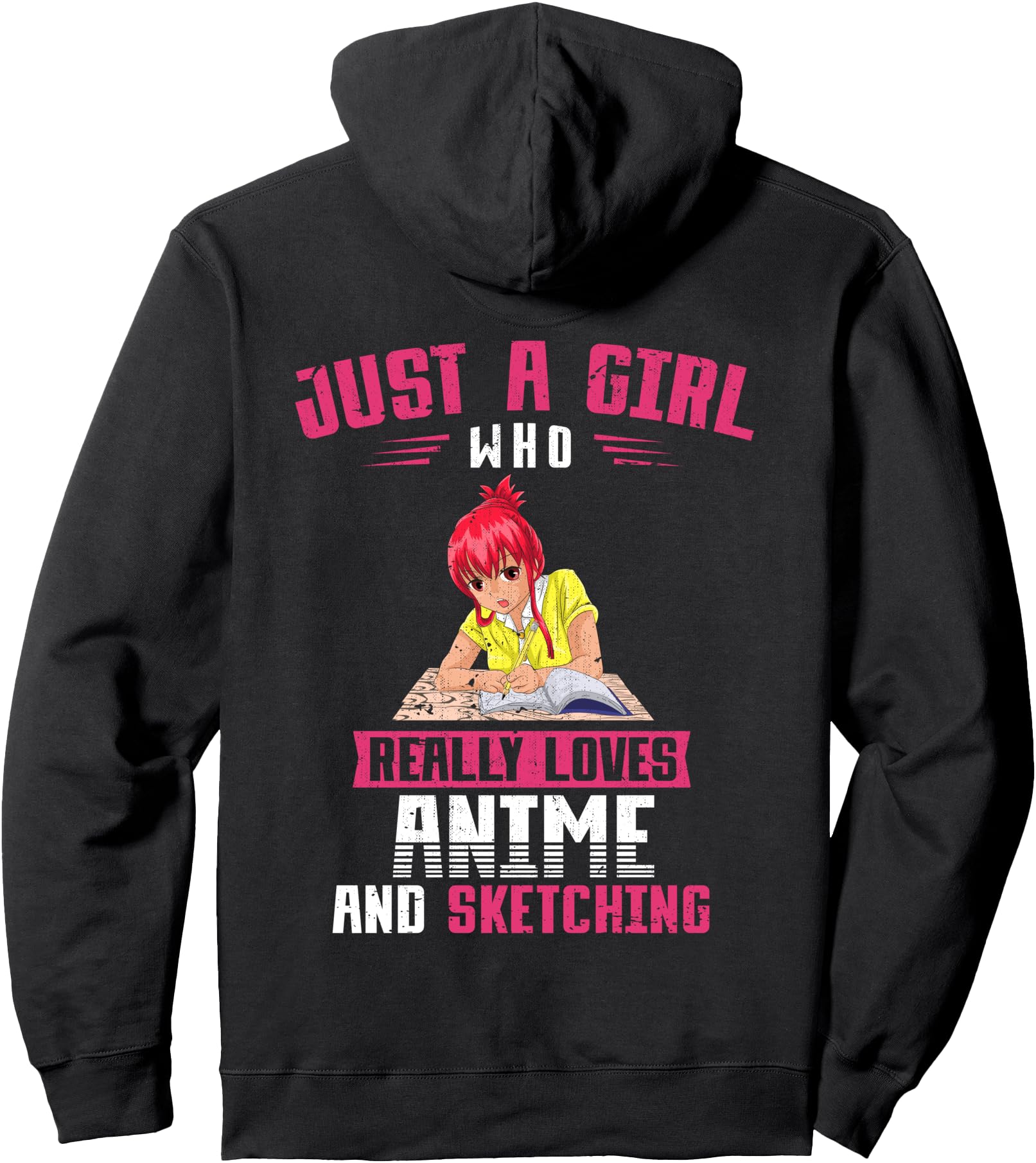 Original Just Who Really Loves Anime T-Shirt - Custom Art Print Men Women - T-Shirt, Sweatshirt, Hoodie
