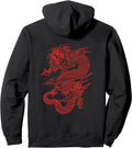 Japanese Red Dragon Tattoo T-Shirt - Casual Everyday Wear for Adults - T-Shirt, Sweatshirt, Hoodie