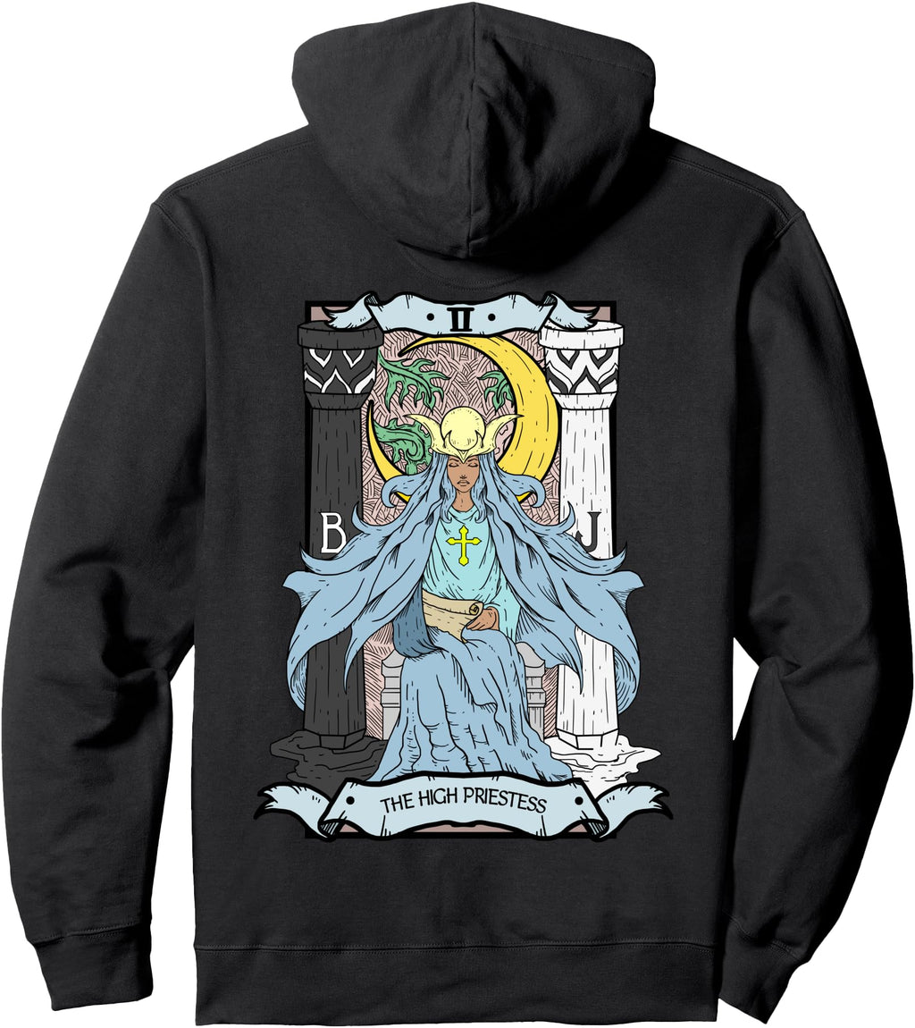 Tarot Card High Priestess Ii T-Shirt - Fun Novelty Design for Adults - T-Shirt, Sweatshirt, Hoodie
