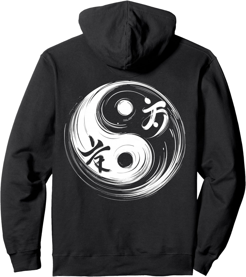 Authentic Yin And Yang Symbol T-Shirt - Graphic Print Men Women - T-Shirt, Sweatshirt, Hoodie