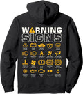 Handcrafted Dashboard Driving Warning Hoodie - Unique Graphic for Adults - T-Shirt, Sweatshirt, Hoodie