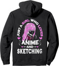 Anime And Sketching Just Who Loves T-Shirt - Streetwear Style for Adults - T-Shirt, Sweatshirt, Hoodie