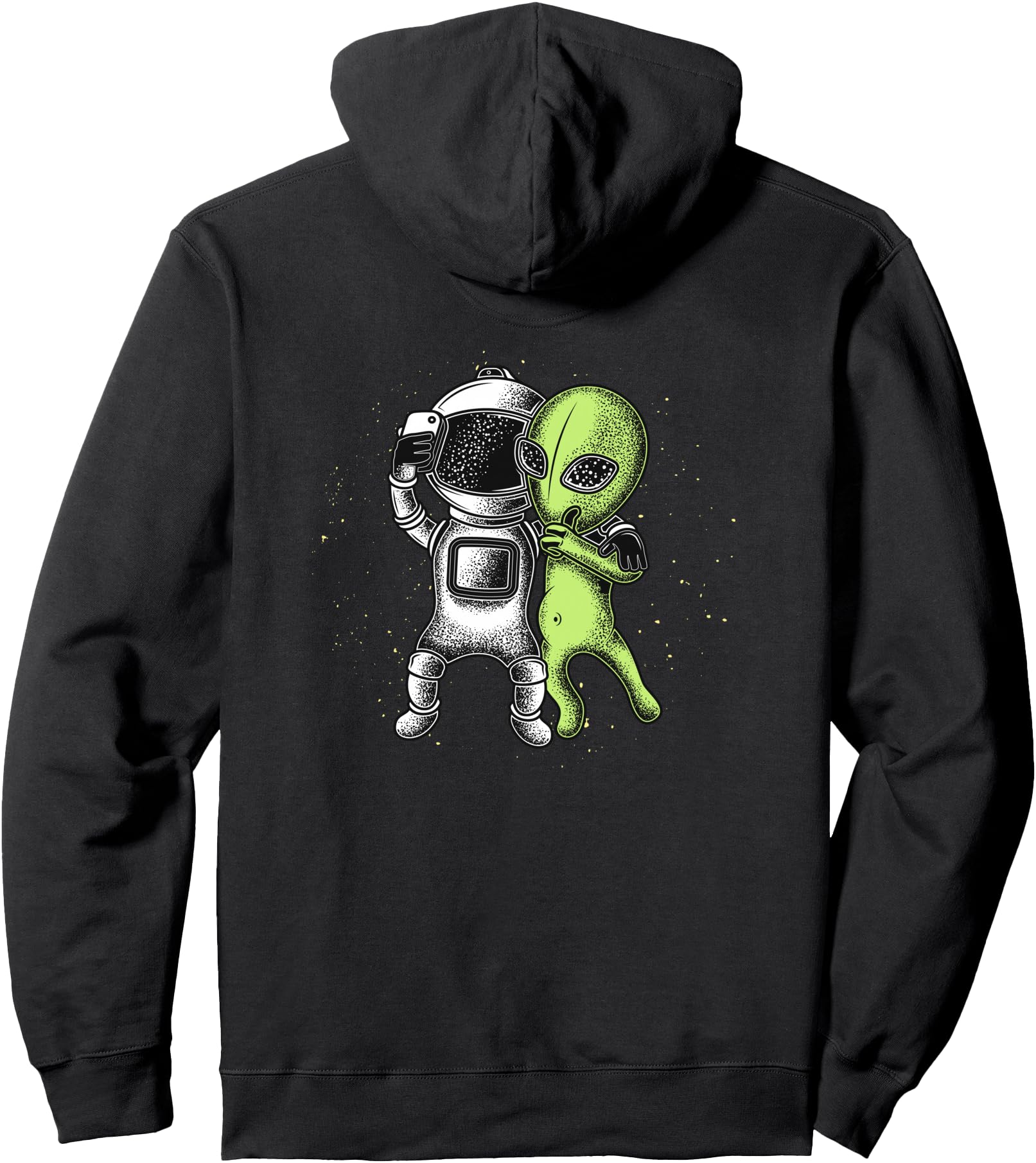 Exclusive Alien Selfie Astronaut Alien Rare Hoodie - Graphic Print Unisex - T-Shirt, Sweatshirt, Hoodie