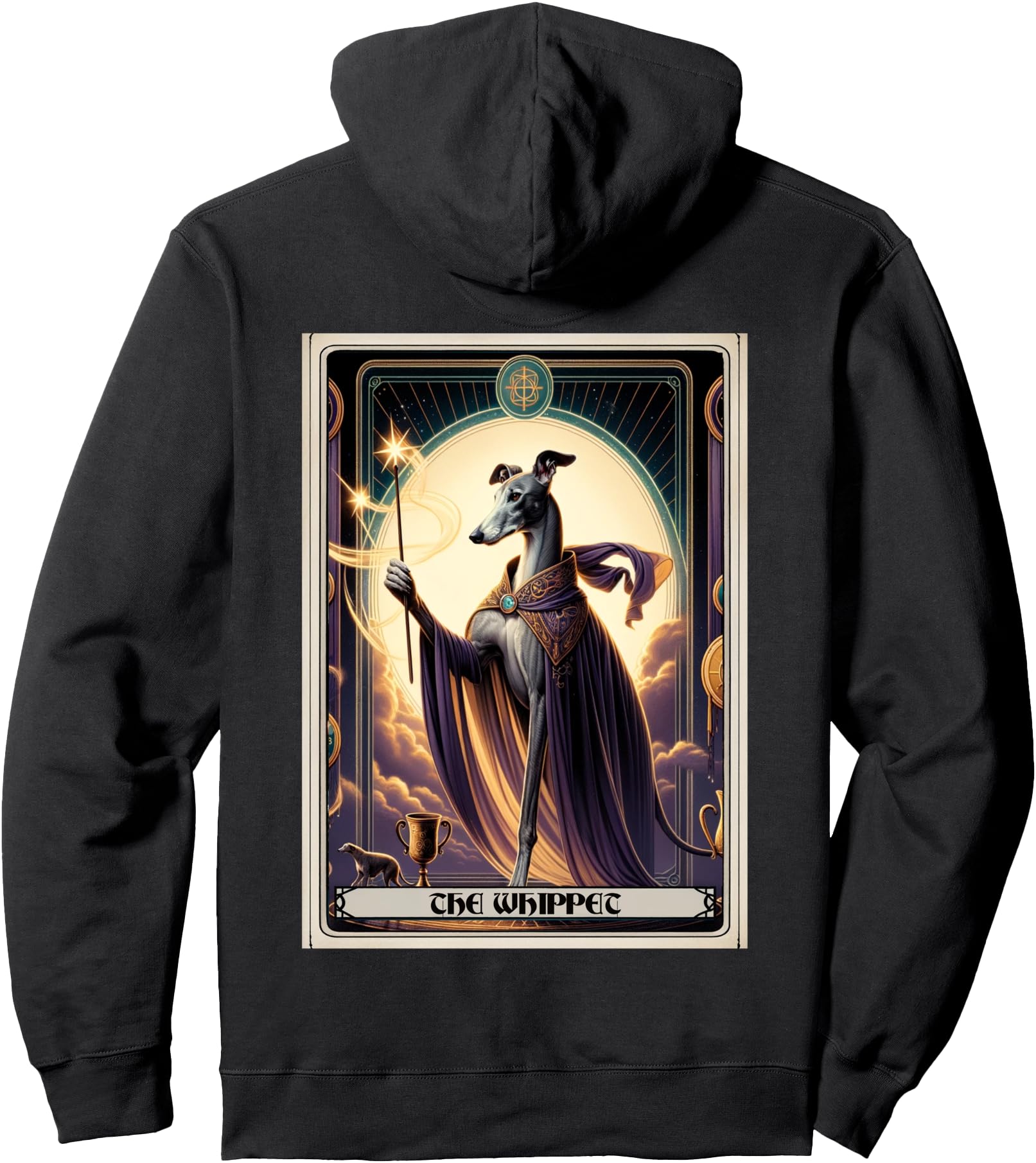 Whippet Tarot Card Dog Exclusive T-Shirt - Streetwear Style Unisex - T-Shirt, Sweatshirt, Hoodie