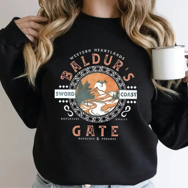 B4ldurs G4te 3 Adventure Awaits Ast4ri0n High Elf - Adult & Kids T-Shirts, Sweatshirts & Hoodies apparel design preview 1