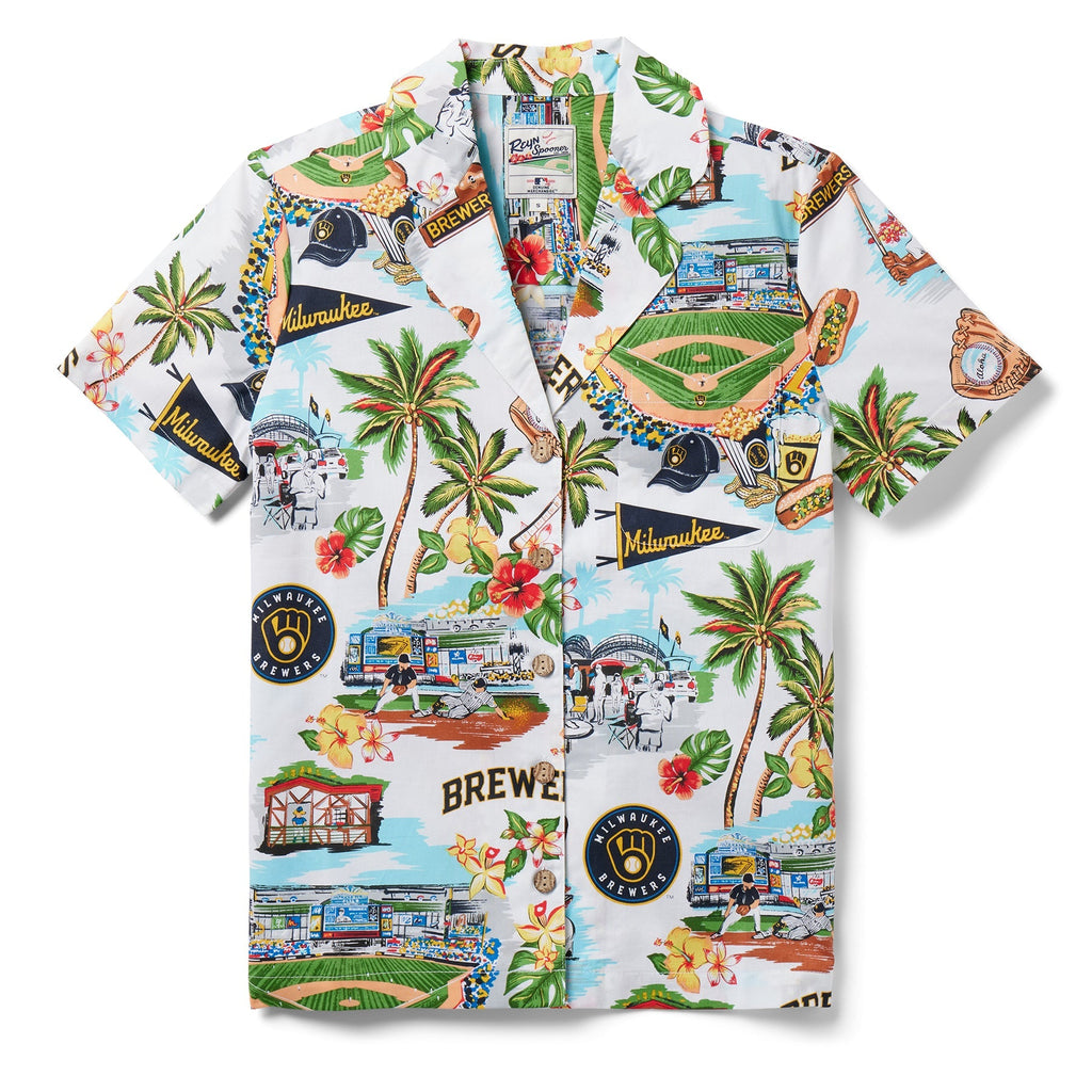 MLB® WOMEN'S MILWAUKEE BREWERS SCENIC CAMP - Adult & Kids T-Shirts, Sweatshirts & Hoodies apparel design preview 1