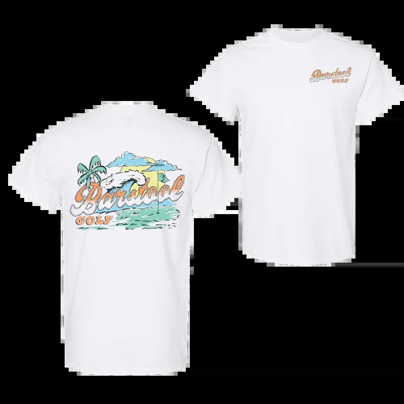 BARSTOOL GOLF BEACH Womenswear Full Color Size - Adult & Kids T-Shirts, Sweatshirts & Hoodies apparel design preview 1