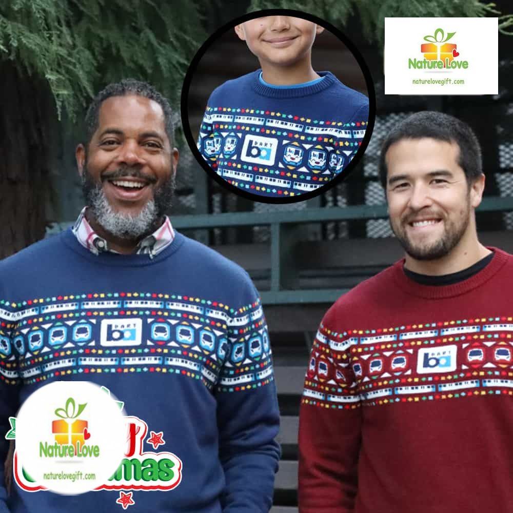 BART Color Changing Holiday Jumper Ugly Christmas Sweater - Holiday Gift product image