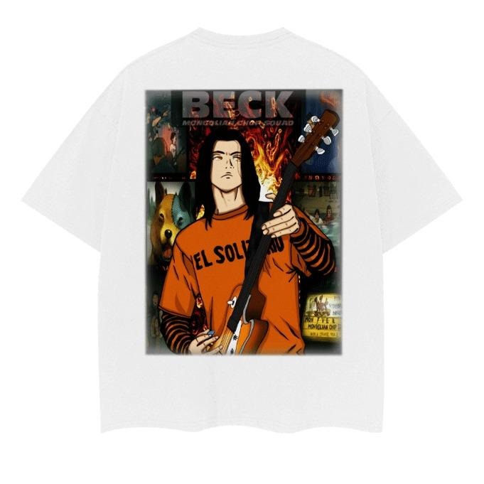 BECK "Ryusuke Minami" Vintage Anime 100% Cotton - Adult & Kids T-Shirts, Sweatshirts & Hoodies apparel design preview 1