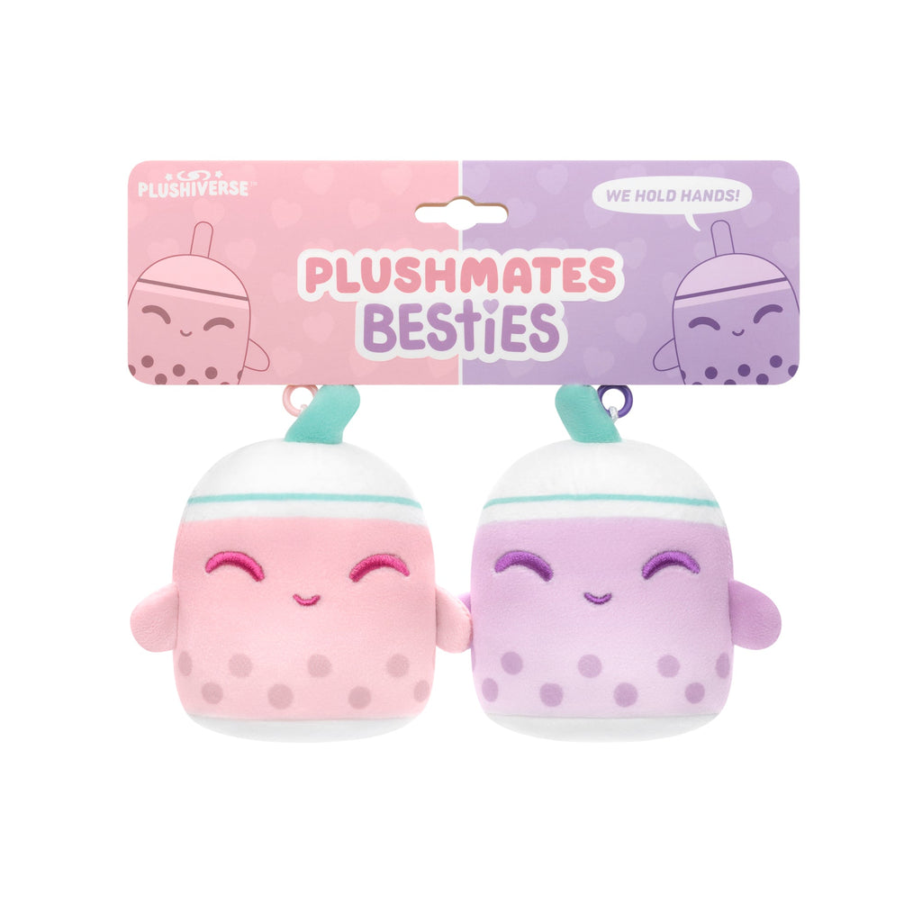 Plushiverse Boba Buddies Plushmates Besties - Adult & Kids T-Shirts, Sweatshirts & Hoodies apparel design preview 1